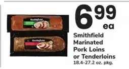 Safeway Smithfield Marinated Pork Loins or Tenderloins offer