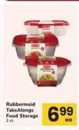 Safeway Rubbermaid TakeAlongs Food Storage offer