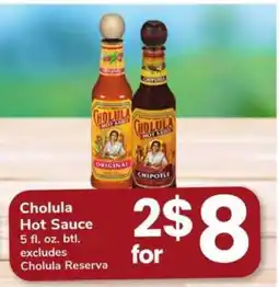 Safeway Cholula Hot Sauce offer