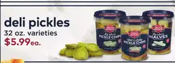 Safeway deli pickles offer