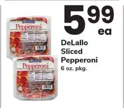 Safeway DeLallo Sliced Pepperoni offer