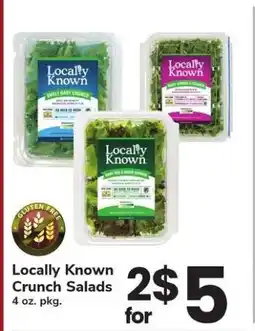 Safeway Locally Known Crunch Salads offer