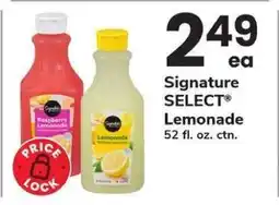 Safeway Signature Select Lemonade offer