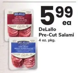Safeway DeLallo Pre-Cut Salami offer