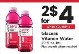 Safeway Glaceau Vitamin Water offer