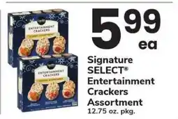 Safeway Signature SELECT Entertainment Crackers Assortment offer