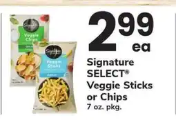 Safeway Signature SELECT Veggie Sticks or Chips offer