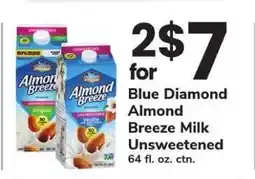 Safeway Blue Diamond Almond Breeze Milk Unsweetened offer