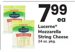 Safeway Lucerne Mozzarella String Cheese offer