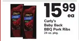 Safeway Curly’s Baby Back BBQ Pork Ribs offer