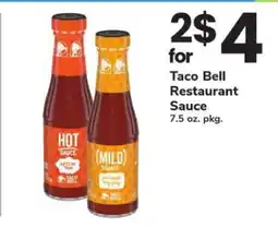 Safeway Taco Bell Restaurant Sauce offer