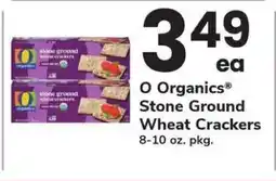 Safeway O Organics Stone Ground Wheat Crackers offer