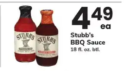Safeway Stubb's BBQ Sauce offer