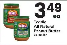 Safeway Teddie All Natural Peanut Butter offer