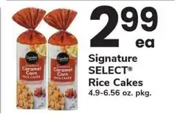 Safeway Signature Select Rice Cakes offer