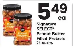 Safeway Signature SELECT Peanut Butter Filled Pretzels offer
