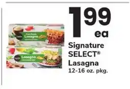 Safeway Signature SELECT Lasagna offer