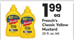 Safeway French's Classic Yellow Mustard offer