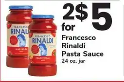 Safeway Francesco Rinaldi Pasta Sauce offer