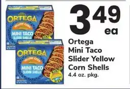 Safeway Ortega Mini Taco Slider Yellow Corn Shells offer