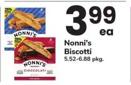 Safeway Nonni’s Biscotti offer
