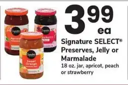 Safeway Signature SELECT Preserves, Jelly or Marmalade offer