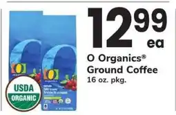 Safeway O Organics Ground Coffee offer