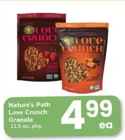 Safeway Nature's Path Love Crunch Granola offer