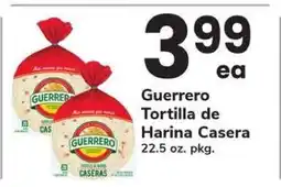 Safeway Guerrero Tortilla De Harina Casera offer