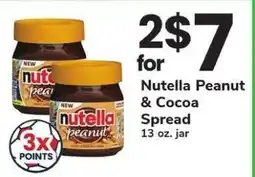 Safeway Nutella Peanut & Cocoa Spread offer