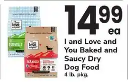 Safeway I and Love and You Baked and Saucy Dry Dog Food offer