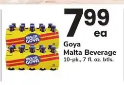 Safeway Goya Malta Beverage offer