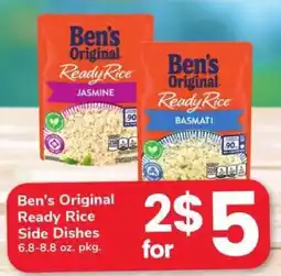 Safeway Ben’s Original Ready Rice Side Dishes offer