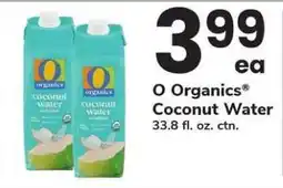 Safeway O Organics Coconut Water offer