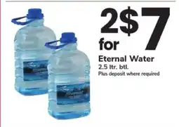 Safeway Eternal Water offer
