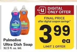 Safeway Palmolive Ultra Dish Soap offer