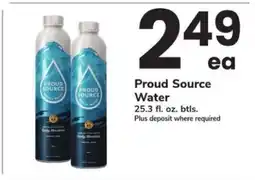 Safeway Proud Source Water offer