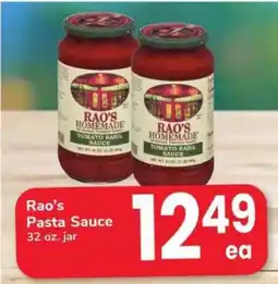 Safeway Rao's Pasta Sauce offer
