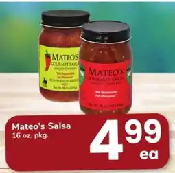 Safeway Mateo’s Salsa offer