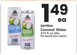 Safeway Jarritos Coconut Water offer