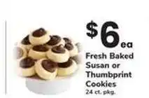 Safeway Fresh Baked Susan or Thumbprint Cookies offer