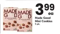 Safeway Made Good Mini Cookies offer