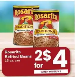 Safeway Rosarita Refried Beans offer