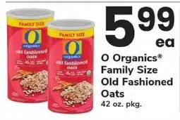Safeway O Organics Family Size Old Fashioned Oats offer
