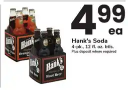Safeway Hank's Soda offer