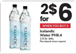 Safeway Icelandic Water PH8.4 offer