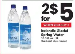 Safeway Icelandic Glacial Spring Water offer