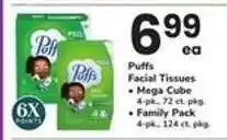 Safeway Puffs Facial Tissues offer