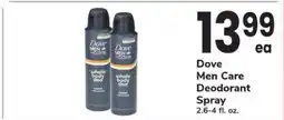 Safeway Dove Men Care Deodorant Spray offer