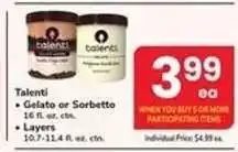 Safeway Talenti offer